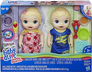 Bonecas Baby Alive - Gêmeos Comilões Hasbro Original Lacrada