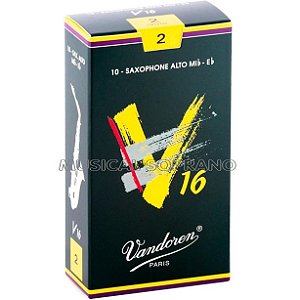 PALHETAS VANDOREN V16 PARA SAX ALTO (CAIXA COM 10)