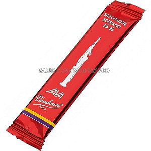 PALHETA VANDOREN JAVA RED PARA SAX SOPRANO