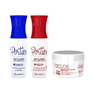 Portier Exclusive Kit 250ml + Portier Ciclos B-Tox Mask 250g