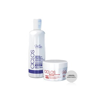 Combo Portier Ciclos Shampoo Anti-Resíduos 500ml +  B-tox Ciclos  Mask250g