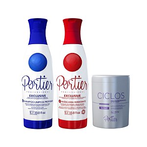 Portier Exclusive Kit 1000ml + Portier Ciclos B-Tox Violet 1kg