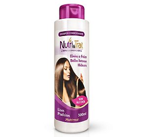 Shampoo Condicionante Nutritrat Lisos Perfeitos