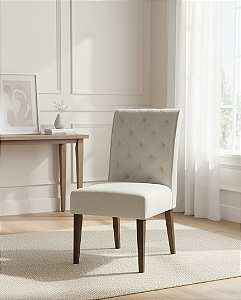 Cadeira Charlô - Linho Cru