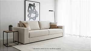 Sofá São Paulo - Linho Cru Bege