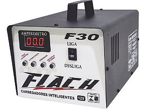 Carregador Inteligente De Bateria (bivolt) Flach F30