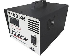 Carregador Bateria Flach F100 Sr 12/24v 110 / 220v