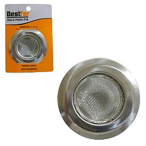 RALO MALHA PARA PIA INOX BORDA LARGA 7,3CM BESTFER BFH1295