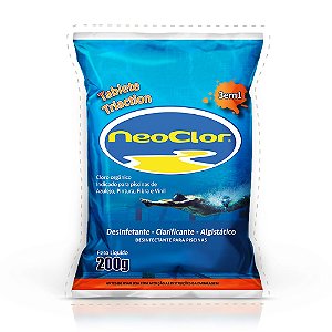 PASTILHAS DE CLORO CLARIFICANTE 3 EM 1 200G PARA PISCINAS