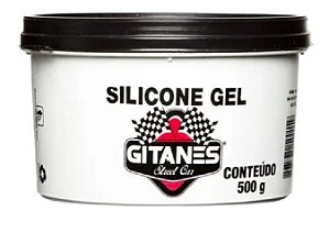 SILICONE EM GEL AUTOMOTIVO CARRO MOTO 500G GITANES