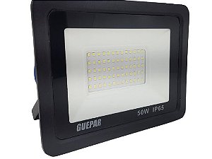 LUMINARIA REFLETOR HOLOFOTE DE LED 50W 6500K IP´65 GUEPAR