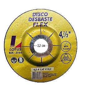 Disco de Desbaste 4. 1/2'' 115mm x 22.2mm Lotus 3164