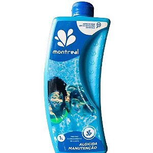 Algicida Manutencao Para Piscina Limpeza Montreal 1lt