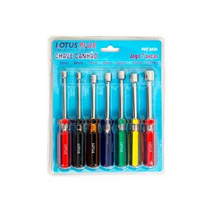 Kit Jogo Chave Canhão 5,6,7,8,9,10,11mm 7 Peças Lotus - 6420