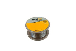 Estanho De Solda Rolo Fio 1,0mm 80g Bestfer 110v 220v