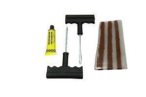 Kit Conserto Reparo Rápido Pneu Sem Câmara Carro Moto Bestfer