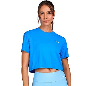 T-SHIRT CROPPED TN AG PLAY TIME AZUL SWIM - ALTOGIRO