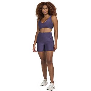 BERMUDA RIB SHINE C/ BOLSO ROXO VELVET - ALTOGIRO