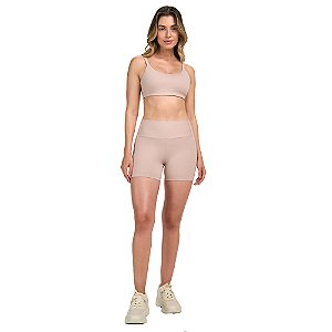 BERMUDA ELASTICO PERSONALIZADO ALTO GIRO BEGE SUAVE - ALTOGIRO