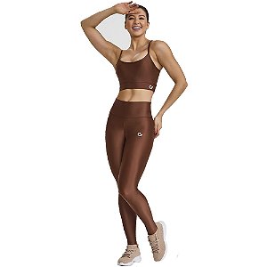 LEGGING ATLETIKA CLASSICA MARROM CASTANHO - CAJUBRASIL