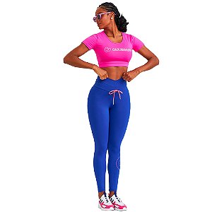 LEGGING NZ COM CADARCO E SILK AZUL PLANETARIO - CAJUBRASIL