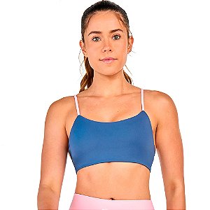 TOP ALCAS FINAS SPORT WAY OF LIFE AZUL DENIM - ALTOGIRO