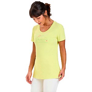 T-SHIRT SKIN FIT INSPIRACIONAL AMARELO VITALITY - ALTOGIRO