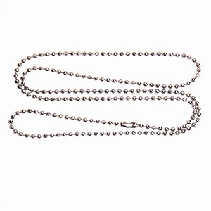 Corrente Inox 60cm ( Bolinha )