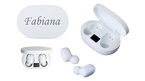 Fone de Ouvido com case Personalizado