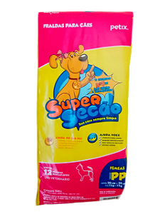 Fraldas Descartáveis Super Secão Para Fêmeas - Tamanho PP