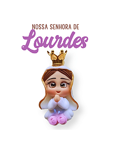 Aplique para chaveiro - Nsa. Sra. De Lourdes