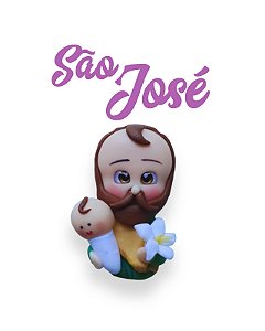 Aplique para chaveiro - São José