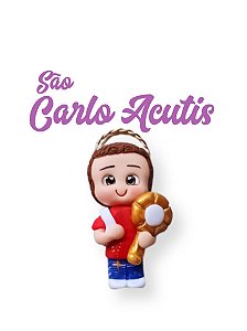 Aplique para chaveiro - Carlo Acutis