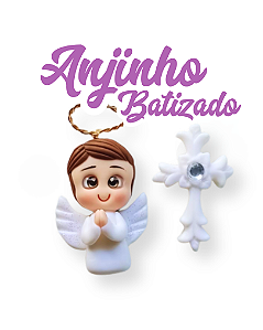 Kit  para terço - anjinho batizado