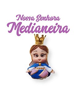 Aplique para chaveiro -  Nsa. Sra. Medianeira