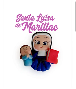 Imã de geladeira - Santa Luísa de Marillac