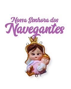Aplique para chaveiro - Nsa. Sra. Dos Navegantes