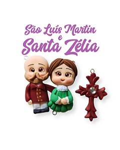 Kit para terço - São Luís Martin e Santa Zélia