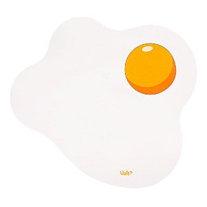 Mouse Pad Criativo PVC Home Office Design Eggscuse-me Uatt?