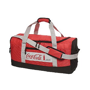 Bolsa Grande Academia Viagem Coca-Cola Bags Coleção Explorer Vermelha