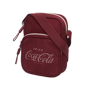 Bolsa Transversal Shoulder Bag Coca-Cola Color Trend Vinho