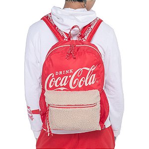 Mochila Costas Notebook Coca-Cola Bags Cozi Vermelha