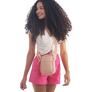 Bolsa Transversal Shoulder Bag Coca-Cola Color Trend Rosa