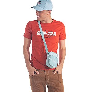 Bolsa Transversal Shoulder Bag Coca-Cola Color Trend Azul