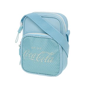 Bolsa Transversal Shoulder Bag Coca-Cola Color Trend Azul