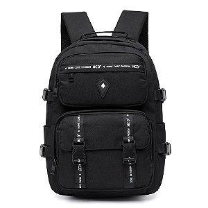 Mochila MCD Harbor Casual Urbana Notebook Masculina Preta