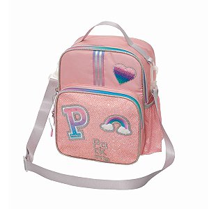 Lancheira Térmica Escolar Infantil Alça Reversível Packme Emily