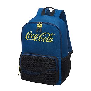 Mochila Masculina Feminina Escolar Notebook Coca-Cola Icon Azul