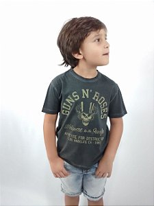 Camiseta Infantil Importada Zara Boys Guns N' Roses