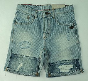 Bermuda Infantil Jeans Recorte Zara